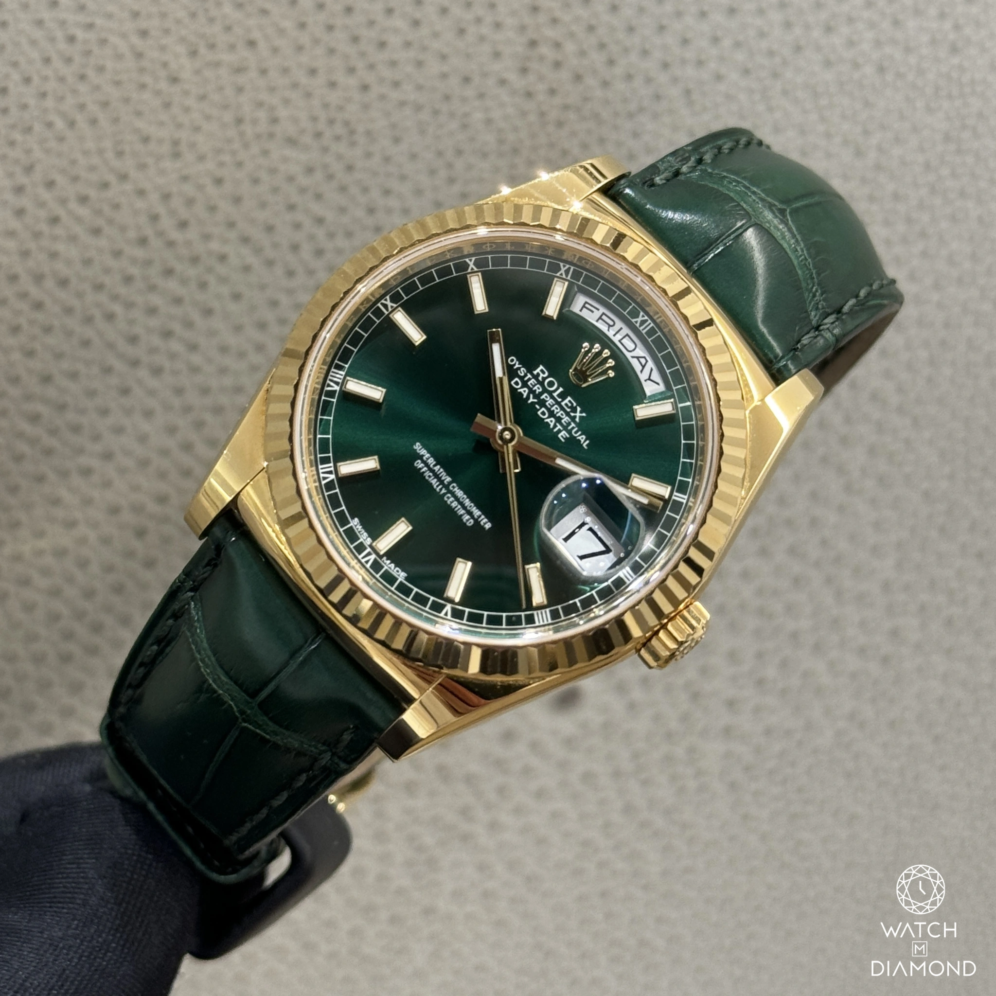 Rolex Day Date 36 REF. 118138 36 mm Watch M Diamond