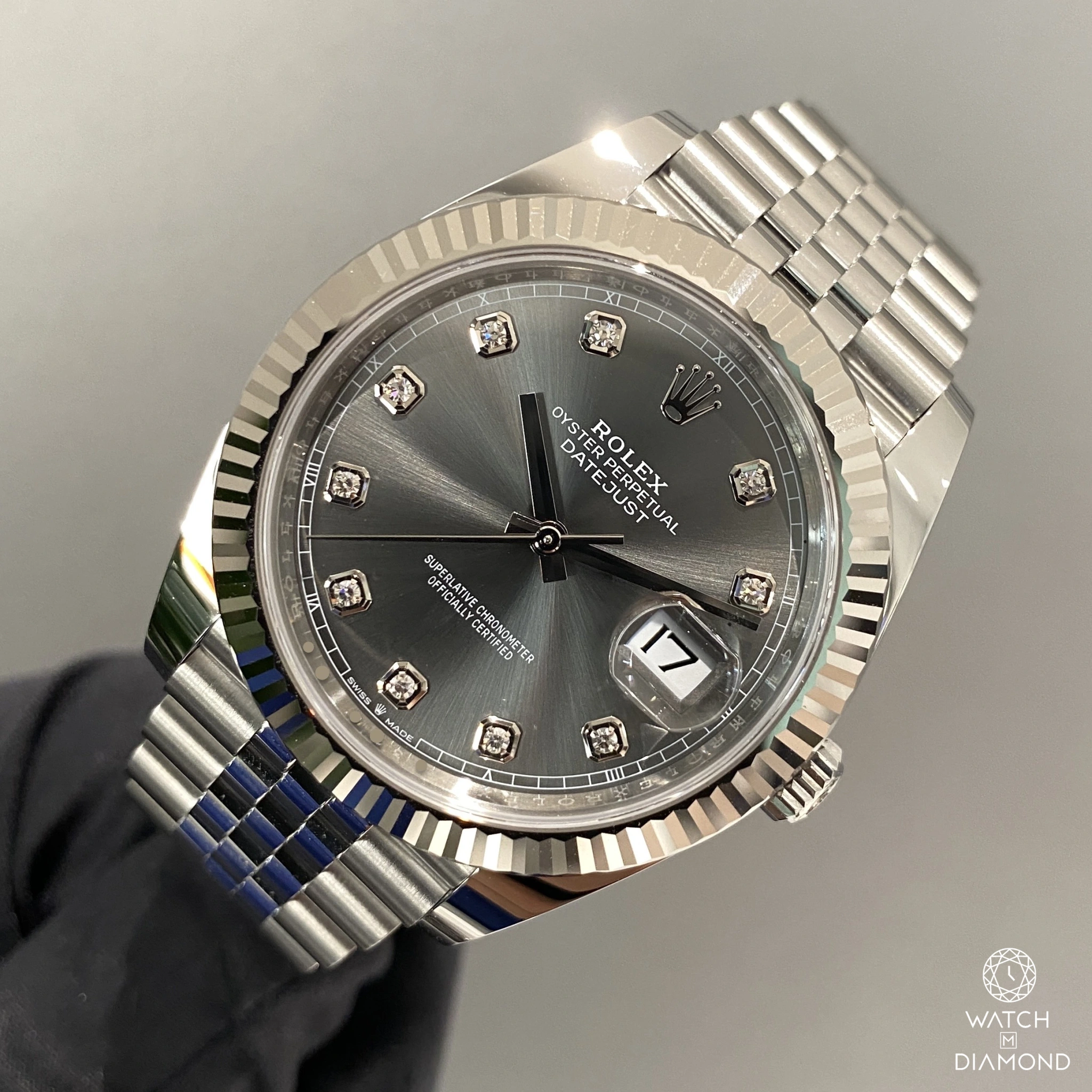 Rolex Datejust REF. 126334 41 mm Watch M Diamond